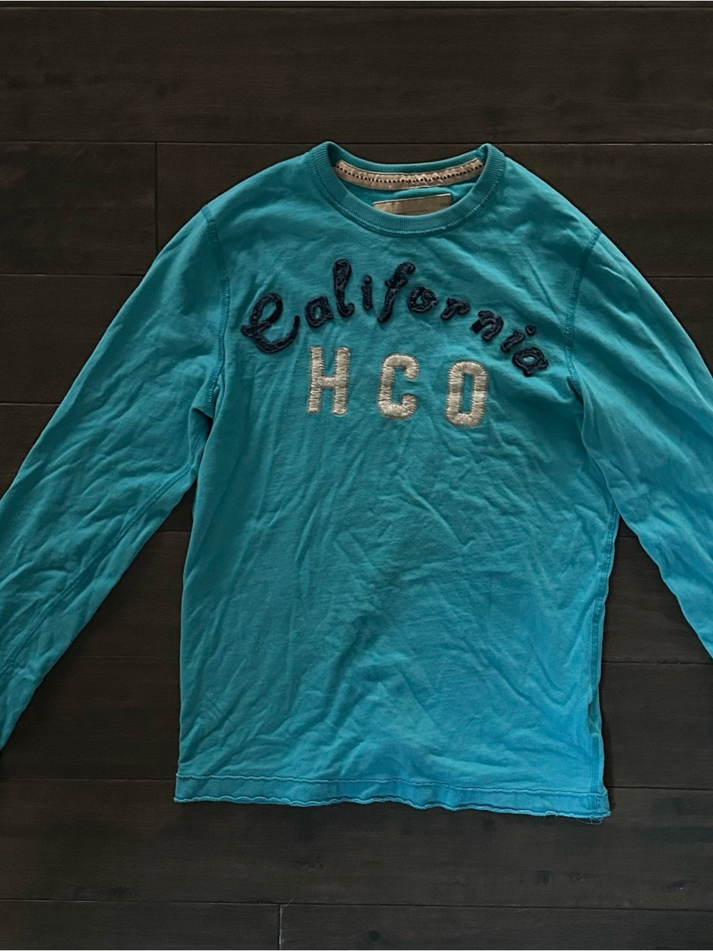 Vintage Teal Hollister Unisex Longsleeve